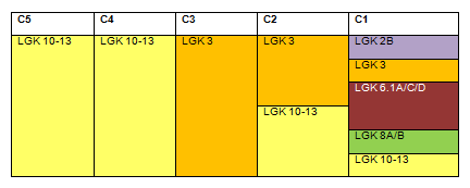 Lagerplan als Teil des Einlagerungsplans (Muster) Lagerplan als Teil des Einlagerungsplans (Muster)